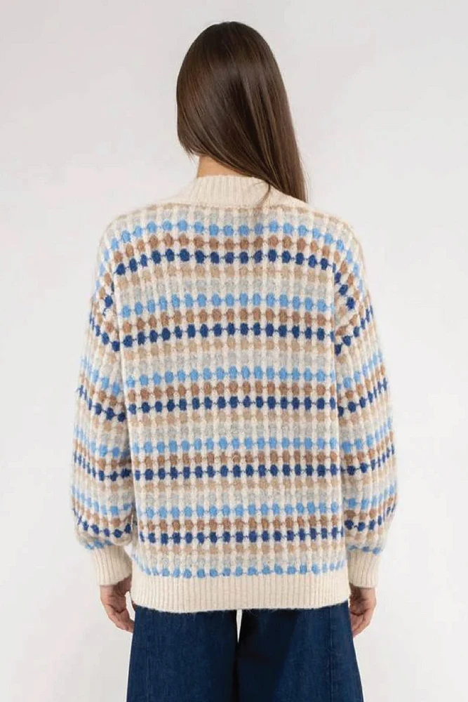 Multicolour Boyfriend Cardigan