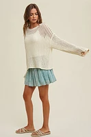 Open Knit Sweater