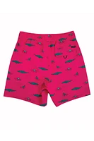 Pinky Alligator Swim Shorts