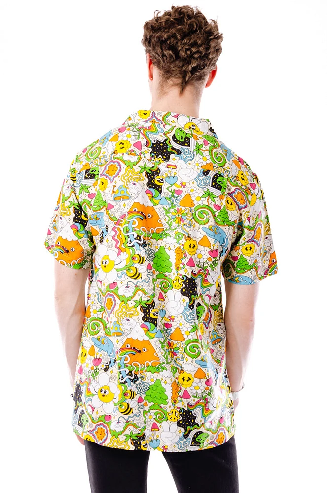 Psychedelic Nature Short Sleeve Shirt
