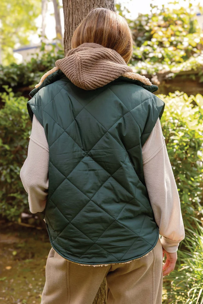 Quilted Lined Vest