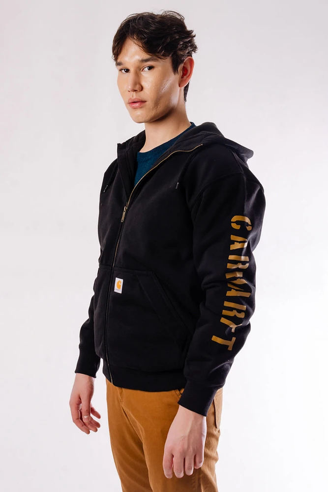 Rain Defender Fleece Lined Zip Hoodie