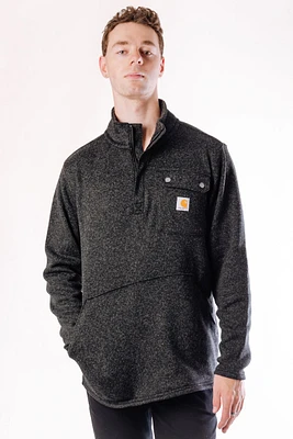 Relaxed Fit Quarterzip Sweater