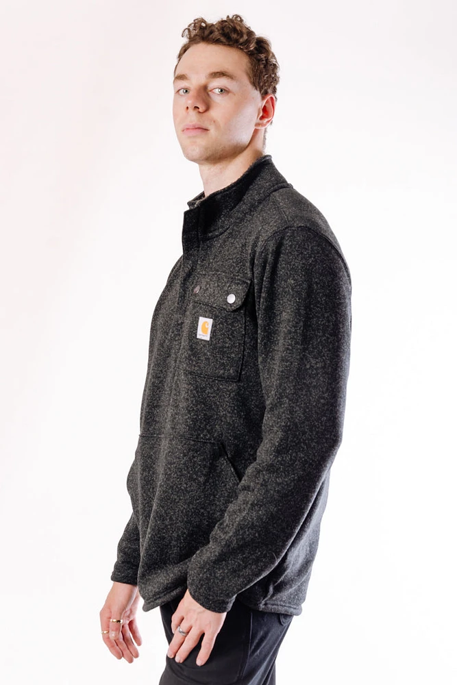 Relaxed Fit Quarterzip Sweater