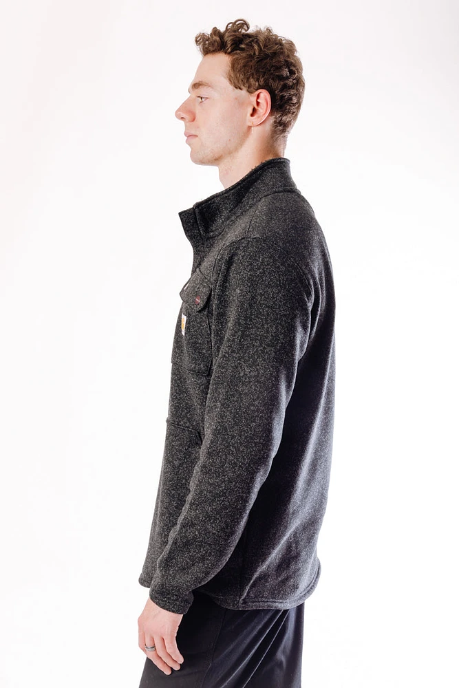 Relaxed Fit Quarterzip Sweater