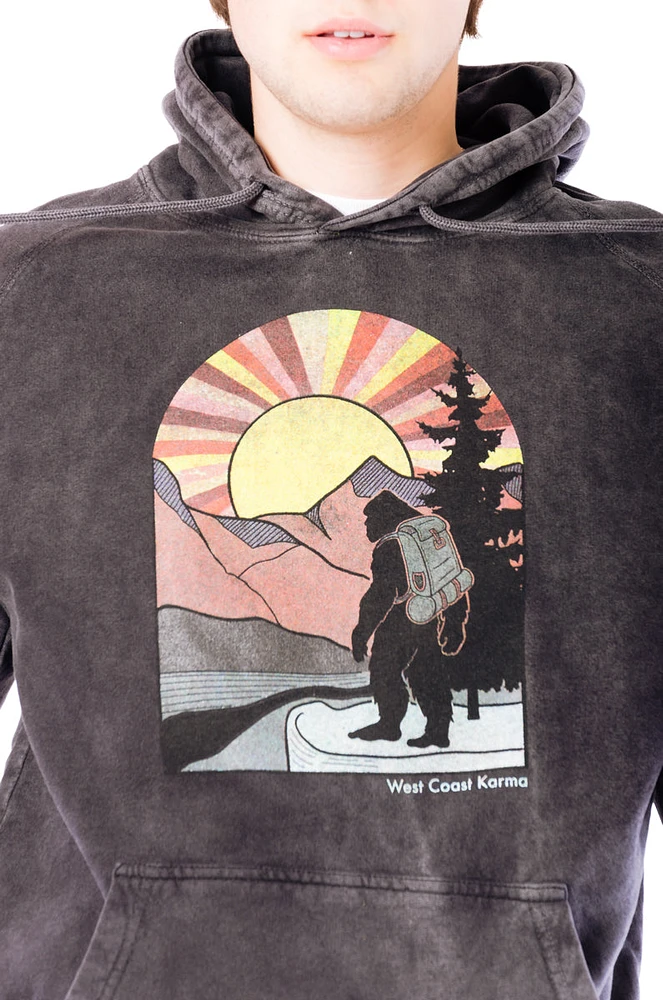 Unisex Retro Sasquatch Hike Hoodie