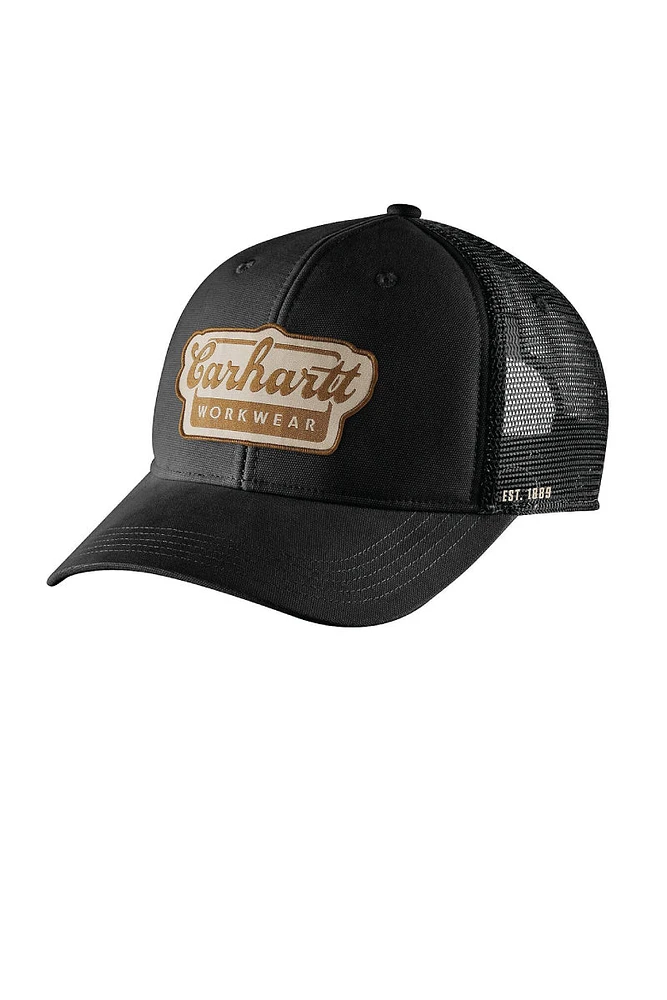 Rugged Flex Twill Mesh Script Cap