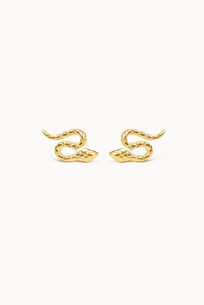 Serpent Stud Earrings