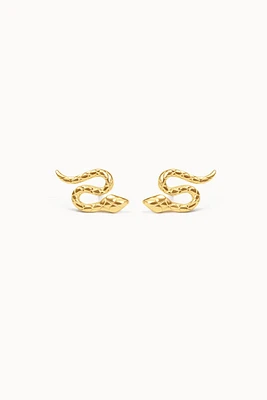 Serpent Stud Earrings