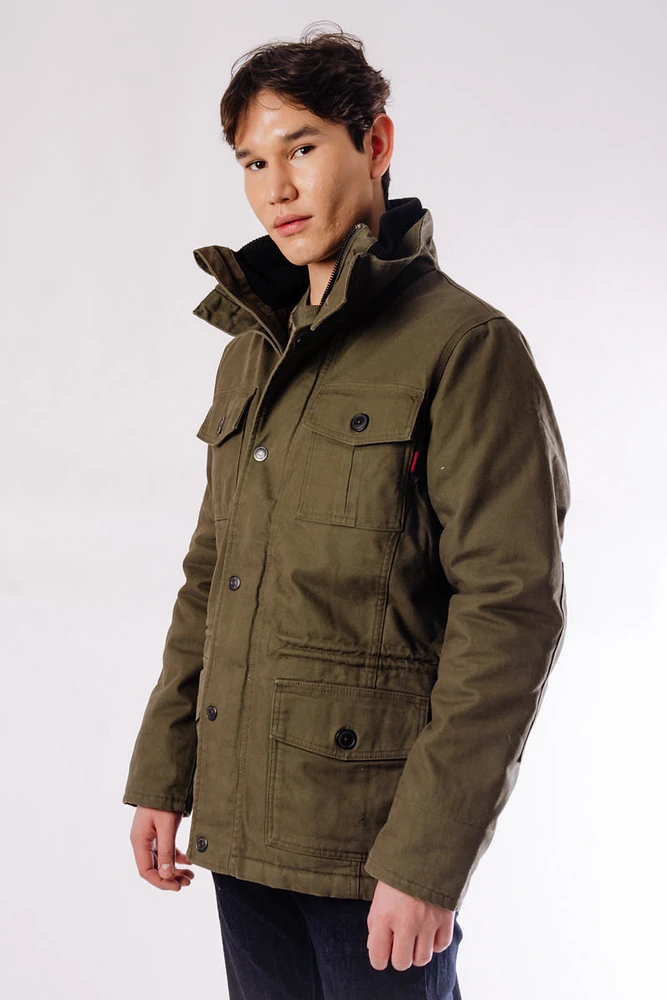 Sherpa Lined Cargo Jacket