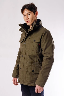 Sherpa Lined Cargo Jacket