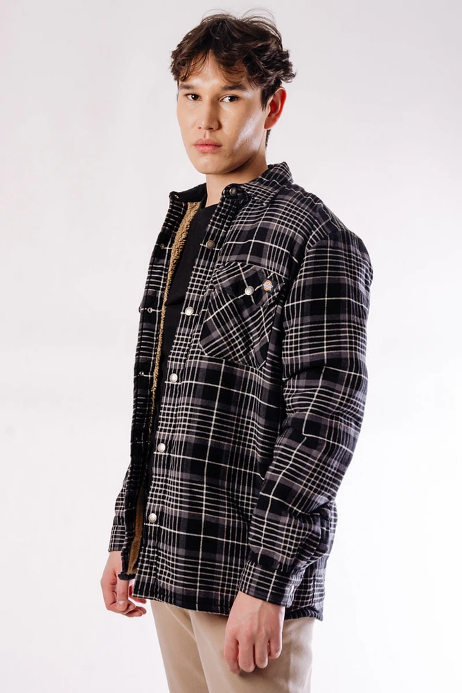 Sherpa Lined Flannel Jacket