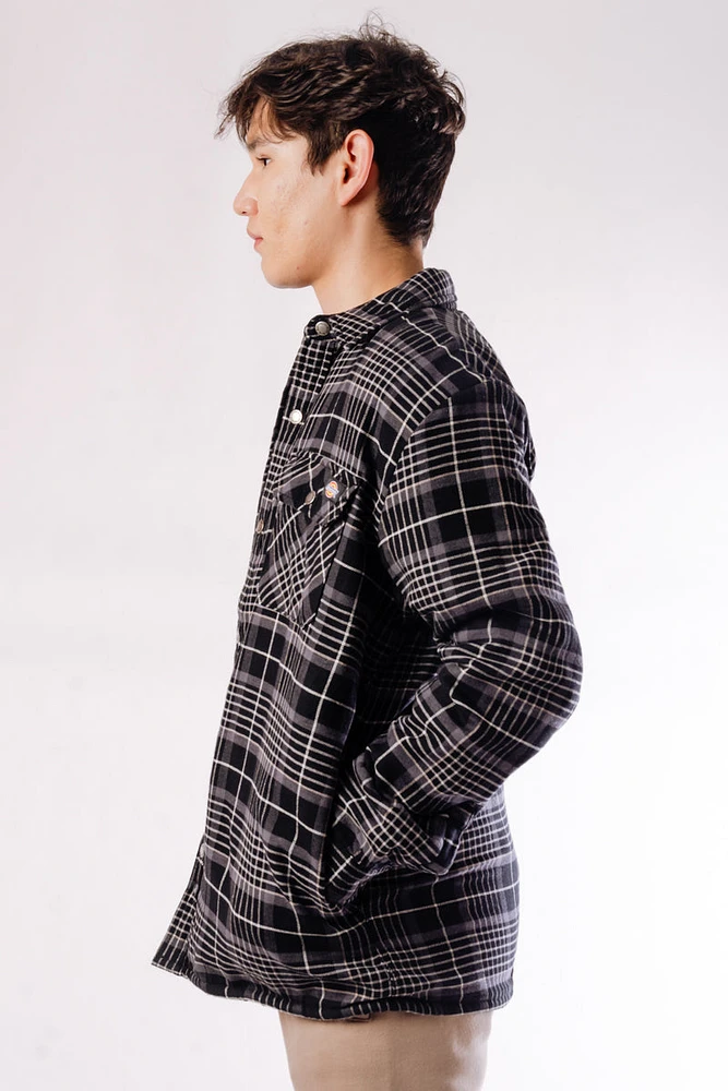 Sherpa Lined Flannel Jacket