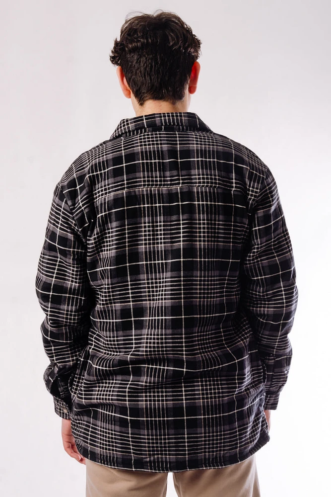 Sherpa Lined Flannel Jacket