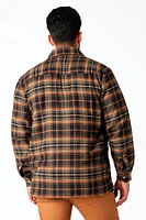 Sherpa Lined Flannel Jacket