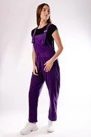 Purple Corduroy Overalls