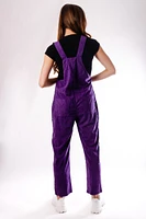 Purple Corduroy Overalls