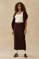 Sweatshirt Skirt Maxi