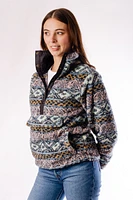 Switchback Mock Neck Fleece