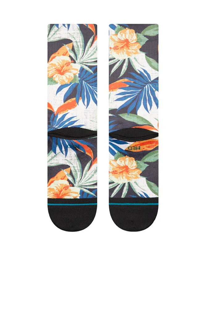 Tiki Tides Crew Sock