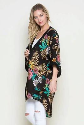 Tropical Floral Kimono