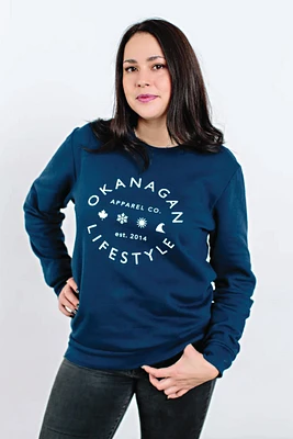 Unisex Navy Community Crewneck