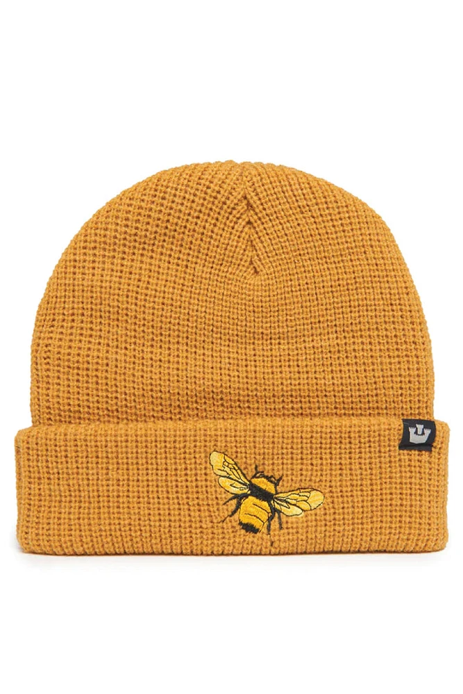 Unisex Ribbed Bee Beanie