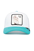 Unisex White Owl Trucker Hat