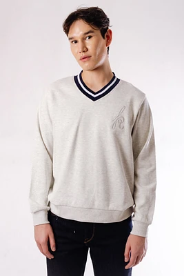 Varsity V-Neck Sweater