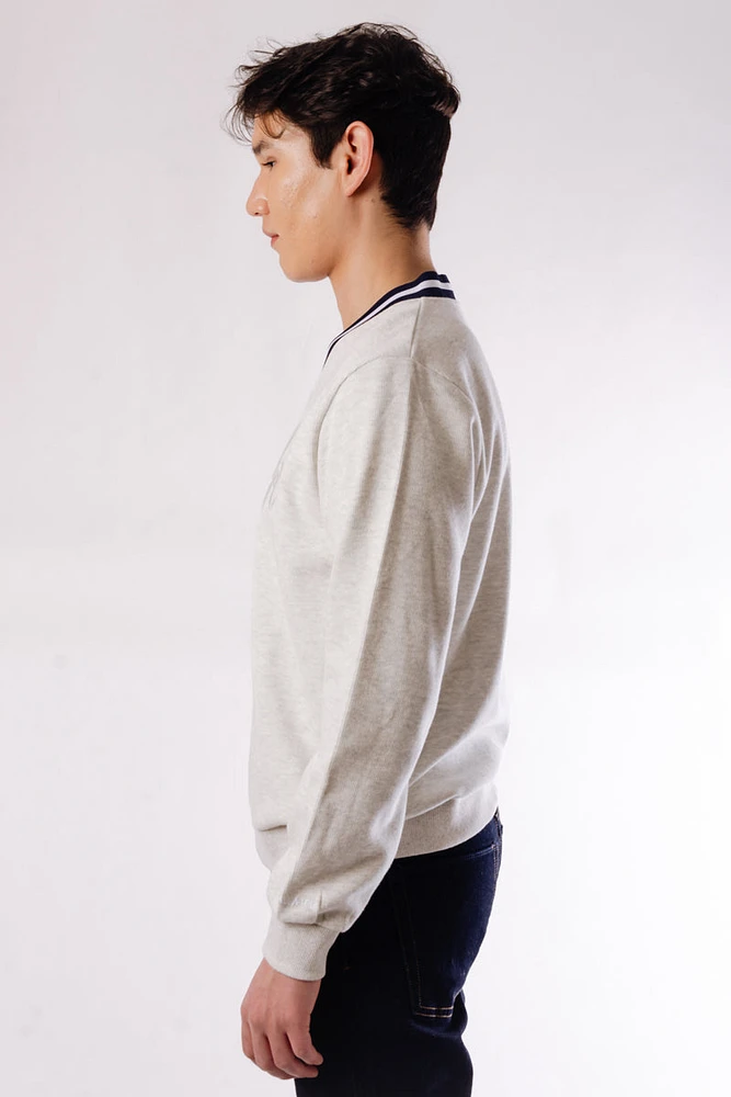 Varsity V-Neck Sweater