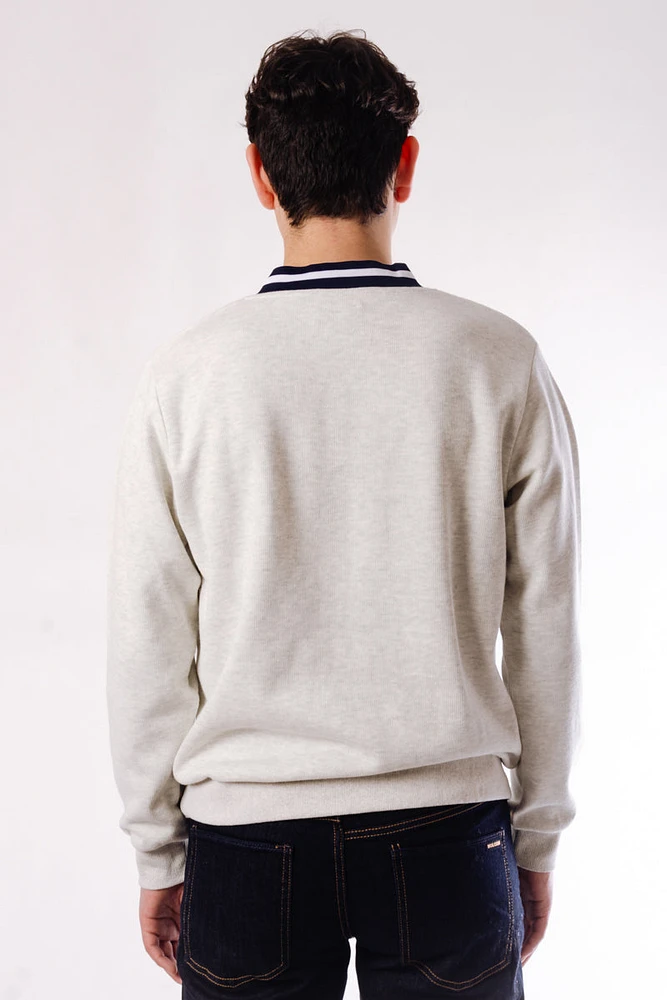 Varsity V-Neck Sweater