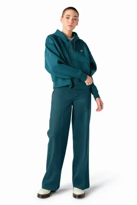 Wide Leg Work Pants