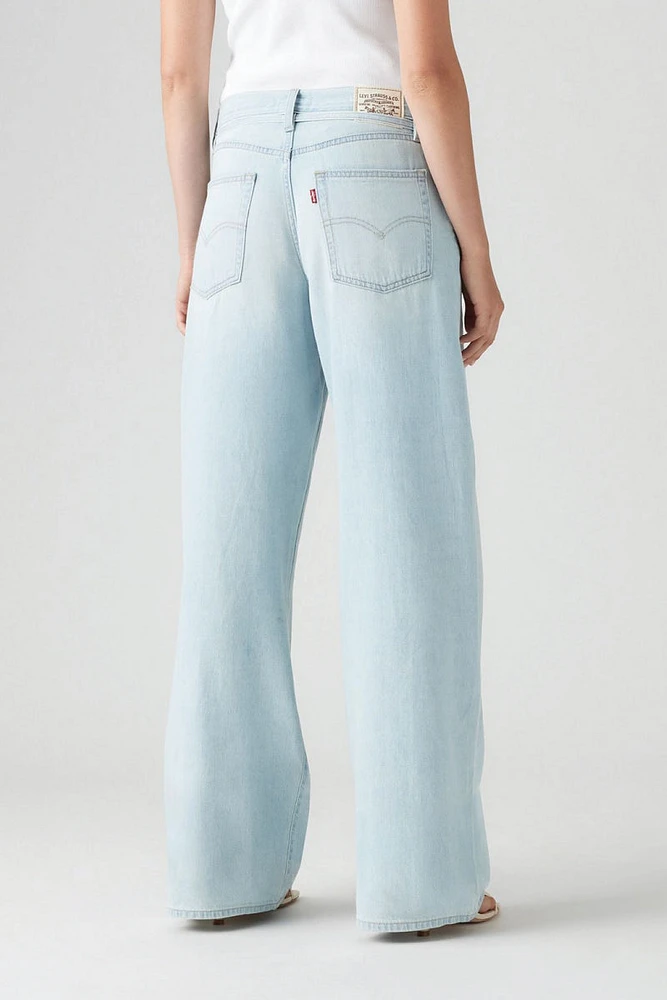 XL Straight Cotton Linen Jeans