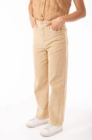 Corduroy Ribcage Straight Ankle Pants