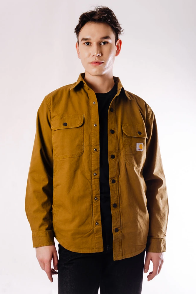 Fleece Lined Shirt Jacket