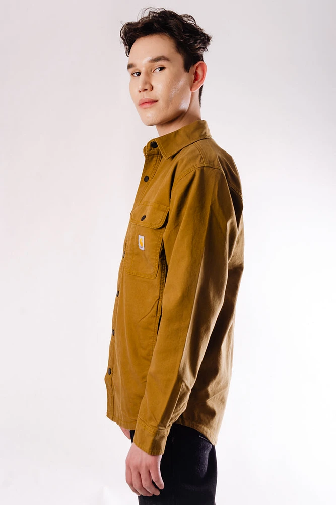 Fleece Lined Shirt Jacket