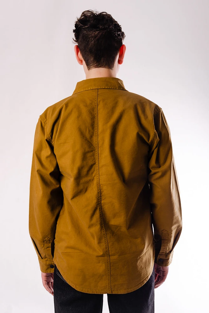 Fleece Lined Shirt Jacket