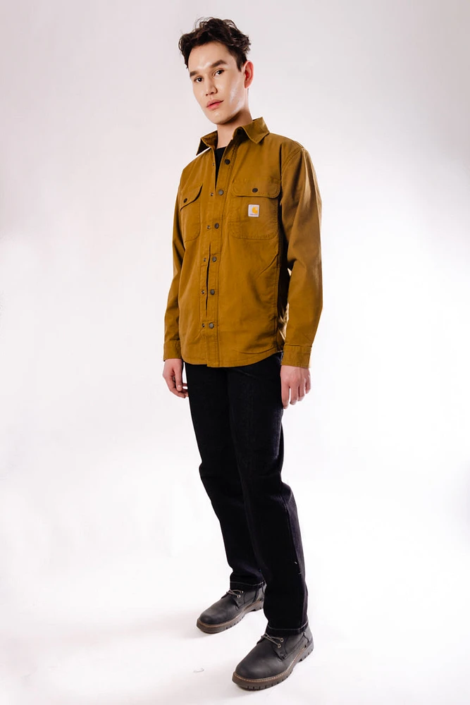 Fleece Lined Shirt Jacket