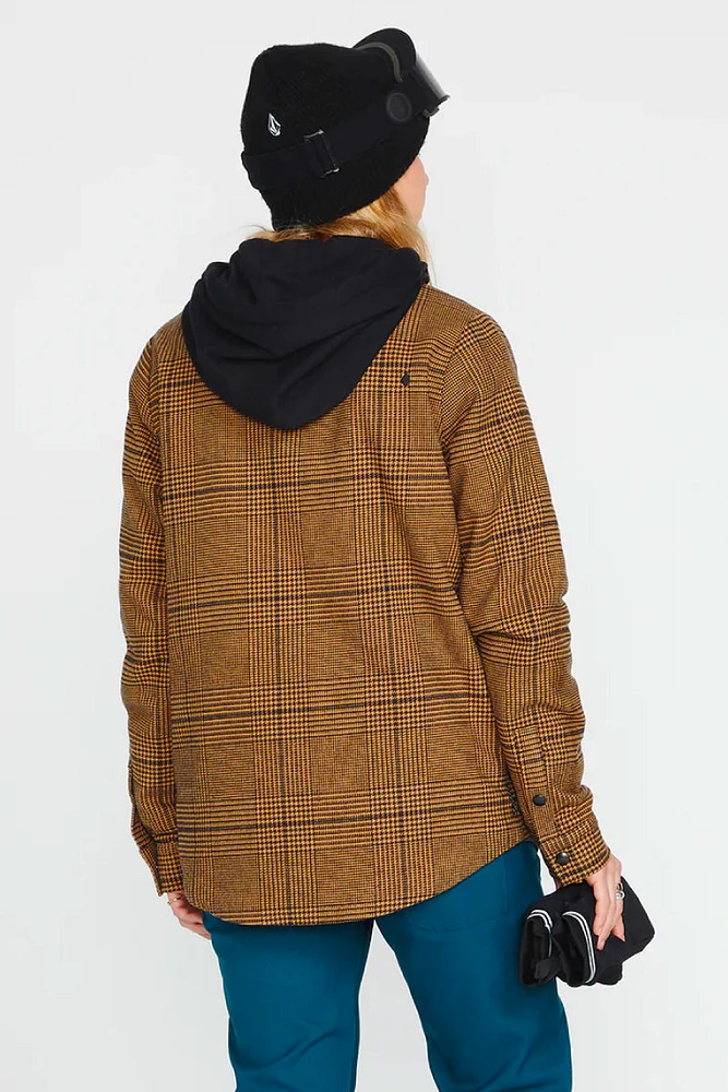 Hooded Flannel Jacket