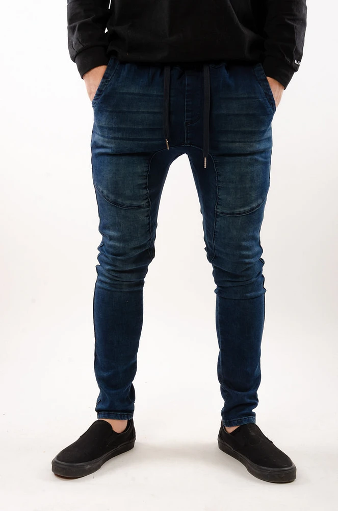 Knit Denim Trousers