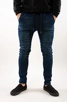 Knit Denim Trousers