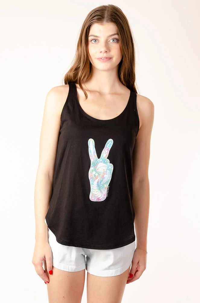 Nature Peace Tie Dye Tank