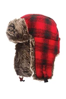 Plaid Aviator Hat