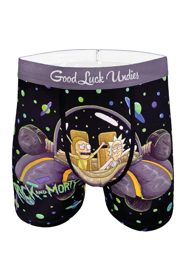 Men's Open Your Eyes Morty Underwear – Good Luck Sock