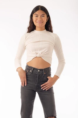 Twist Front Crop Top