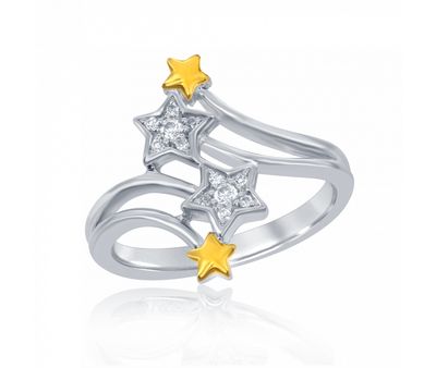 Enchanted Disney Tinker Bell 0.10CTW Diamond Ring