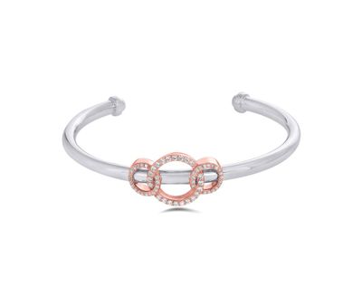 Sterling Silver Cubic Zirconia Bangle
