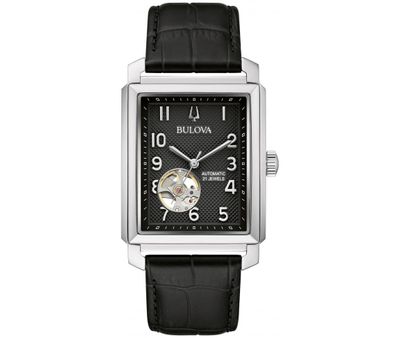 Bulova Men's Sutton Automatic Watch with Leather Strap