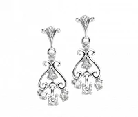 White Gold 0.25CTW Diamond Earrings