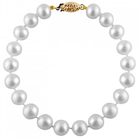 White Freshwater 7-7.5mm Pearl Bracelet